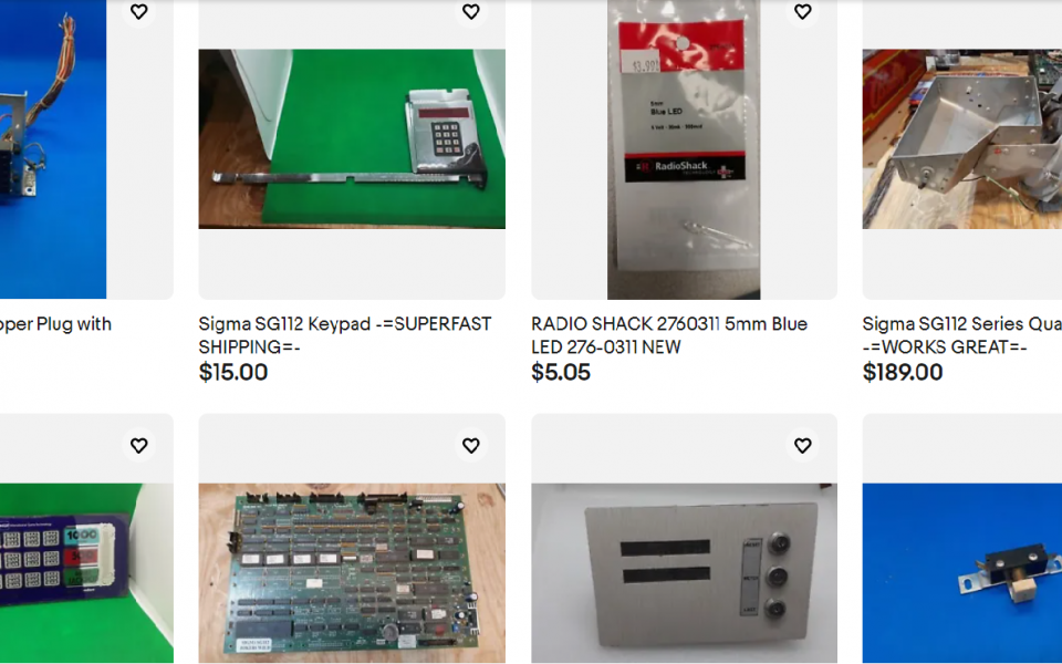 Our eBay Parts Offerings